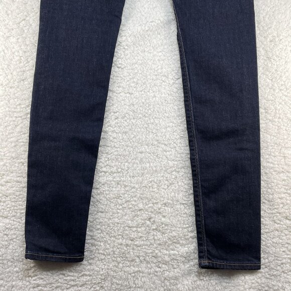 Lucky Brand Jeans Womens Sz 2/26 Dark Blue Brooke Ankle Mid Rise Denim 25x29 - Picture 5 of 14